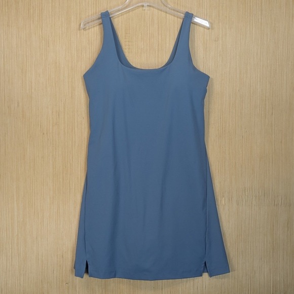 Old Navy Dresses & Skirts - Old Navy Active PowerSoft Dress Womens Large Built In Bra Blue Tennis Prep